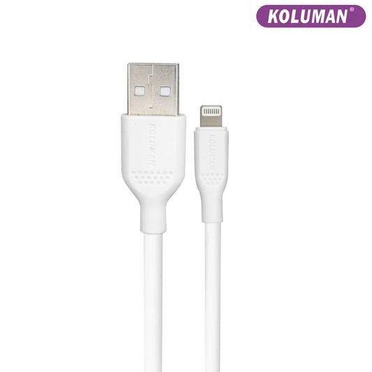 کابل تبدیل USB به لایتنینگ کلومن مدل KD - 02 طول 1 متر