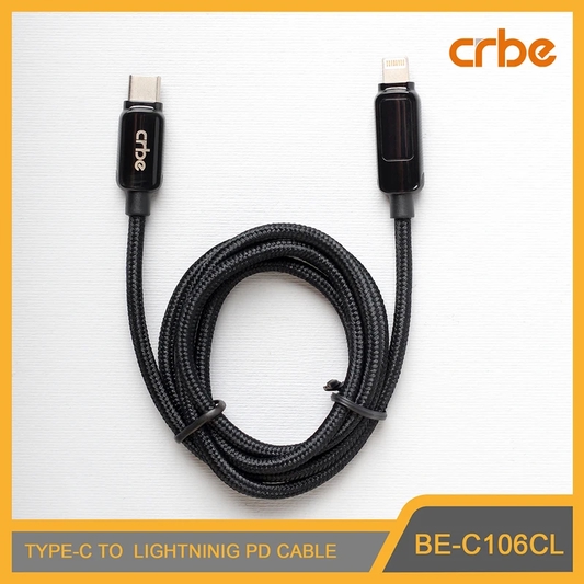 کابل تبدیل USB-C به لایتنینگ کربی مدل BE-C106CL طول 1.2 متر