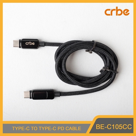 کابل USB-C کربی مدل BE-C105CC 120W طول 1.2 متر