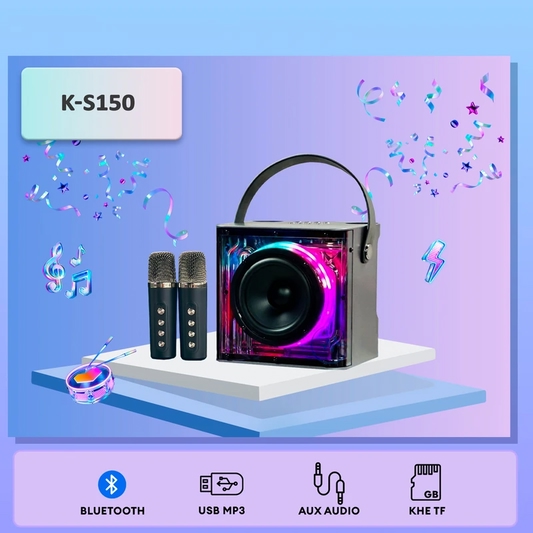 اسپیکر بلوتوثی قابل حمل کلومن مدل KS-150 KARAOKE