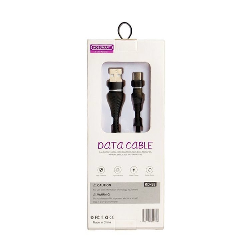 کابل تبدیل USB به USB-C کلومن مدل KD - 58 طول 1 متر