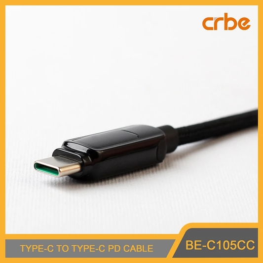 کابل USB-C کربی مدل BE-C105CC 120W طول 1.2 متر