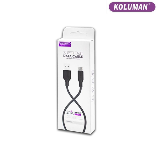 کابل تبدیل USB به MicroUSB کلومن مدل kd02 طول یک متر