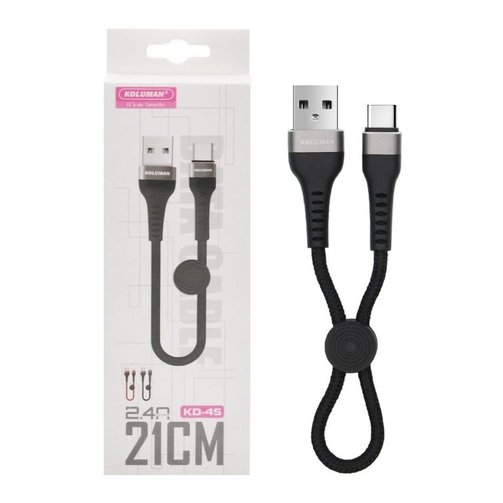 کابل تبدیل USB به لایتنینگ کلومن مدل DK - 45  طول 0.21 متر